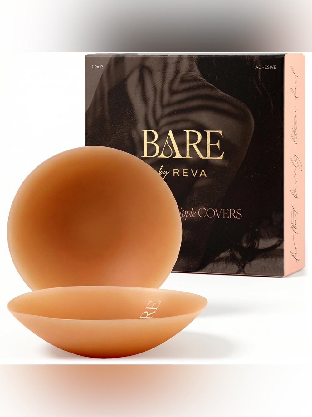 BARE by REVA Adhesive Nipple Covers - Nude/Tan